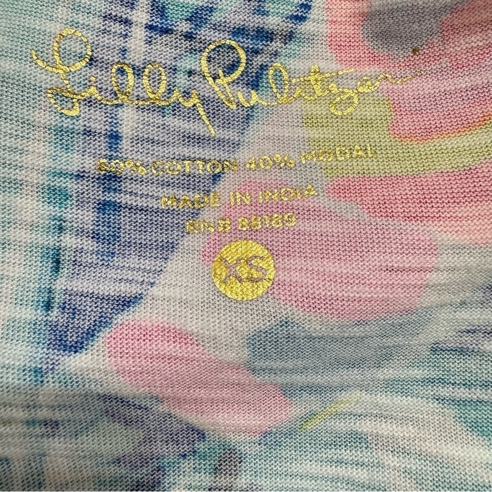 Lilly Pulitzer Tideline Dress Hey Bay Bay Sz XS - Picture 6 of 8